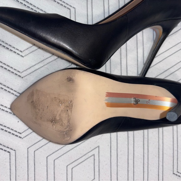 Sam Edelman | Black Hazel Pointed Toe Heel | Size 7.5 US | 3.75” - Picture 8 of 10